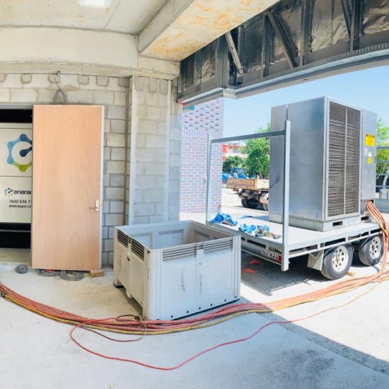 Fuelchief Prince Charles Hospital Case Study - SuperVault Rectangular Tank Doorway View