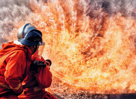 Fuelchief - fire rated tank image of people putting out fire