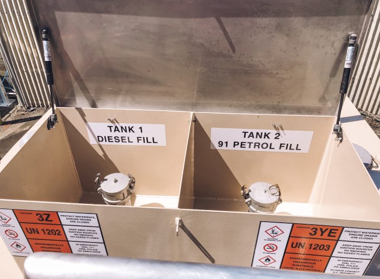 SuperVault Fuel Tank at Canterbury University